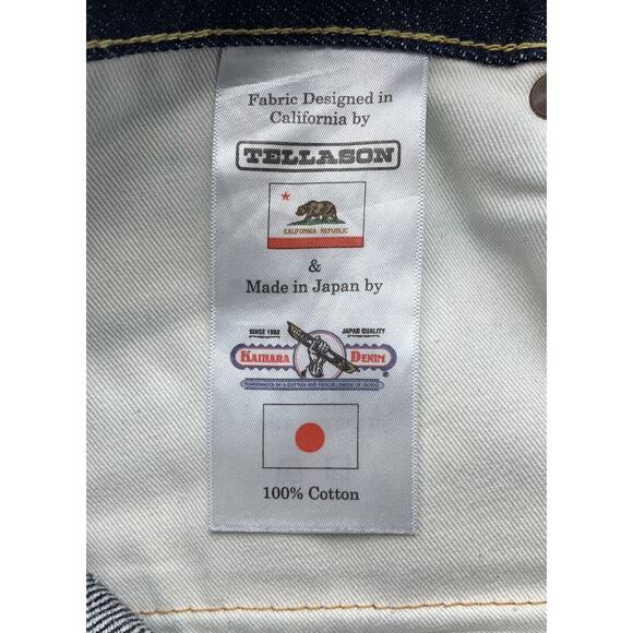 Tellason Elgin Red Line Selvedge Jeans Mens 30x27.5 (Tag 29) Kaihara Sanforized - Picture 15 of 16